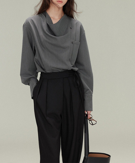 デザインリラックスカラーシャツ