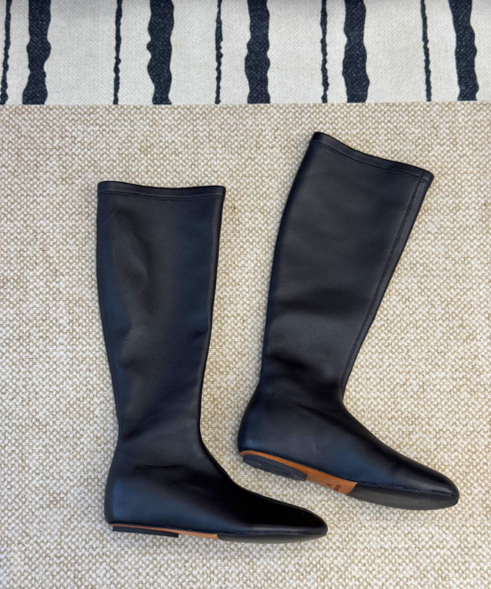 ソフトフラットニーハイブーツ