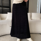 レース編みハイウエストロングスカート