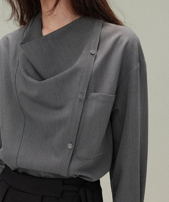 デザインリラックスカラーシャツ