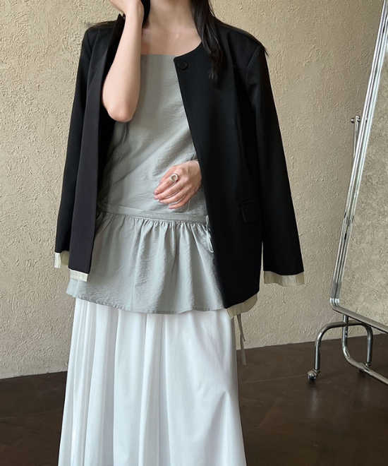 フリルヘムキャミトップス