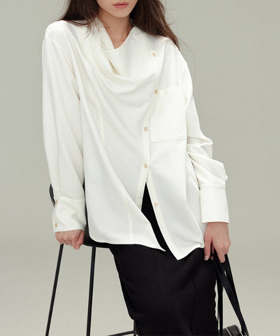 デザインリラックスカラーシャツ