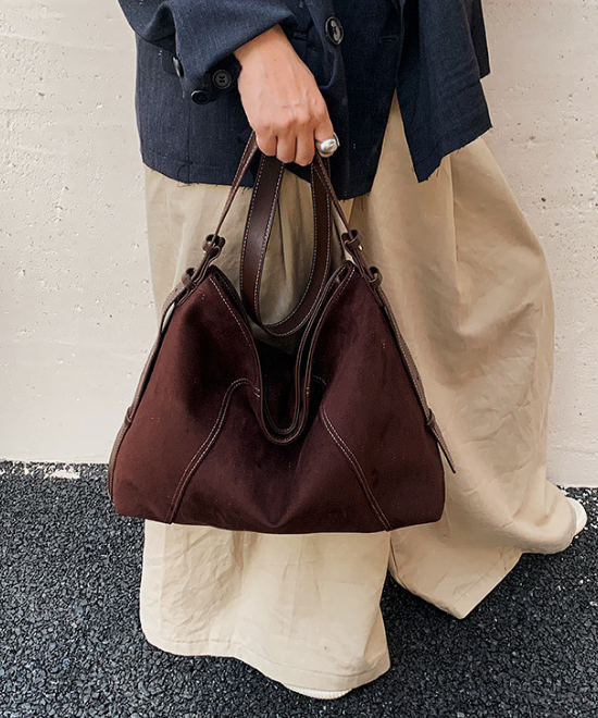 ステッチワイドレタートートバッグ