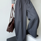 ハイウエストワイドレッグパンツ