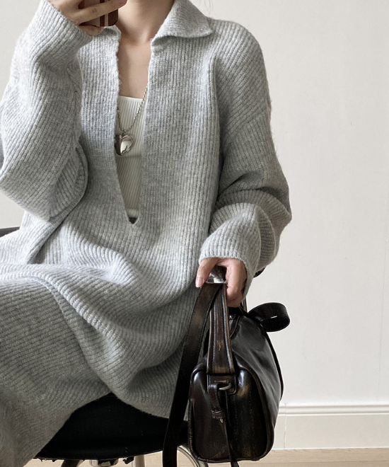 ディープVラペルニットセットアップ