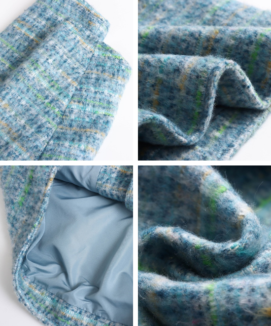 オーバーサイズウールツイードジャケット