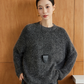 モヘアウールルーズシルエットセーター