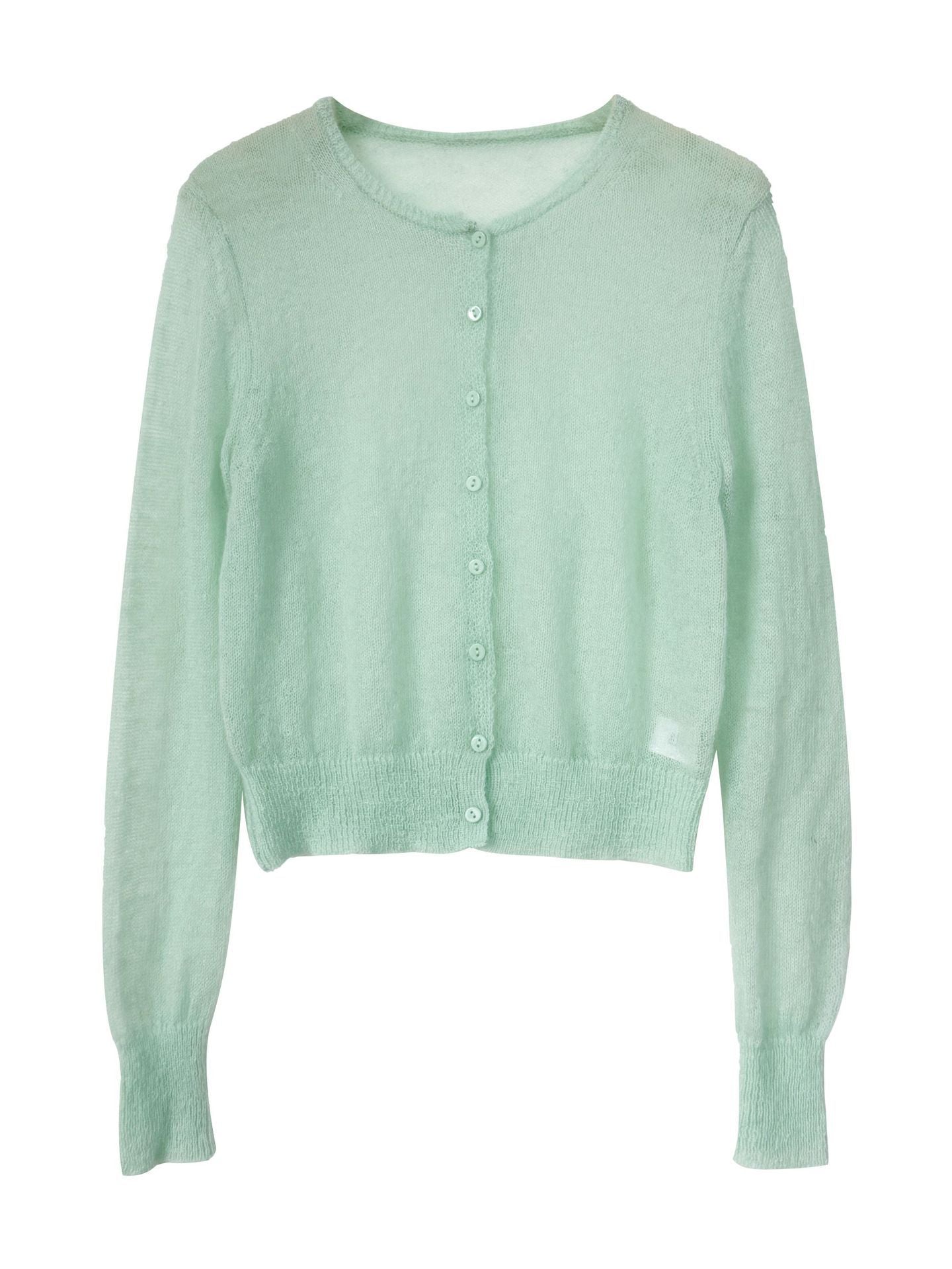 モヘアニットカーディガン