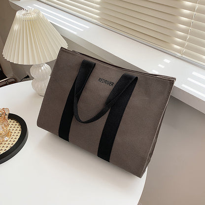 クロスボディキャンバストートバッグ