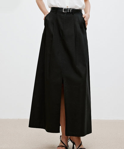 タックスリットロングスカート