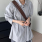 Front tack Thai design loose shirt