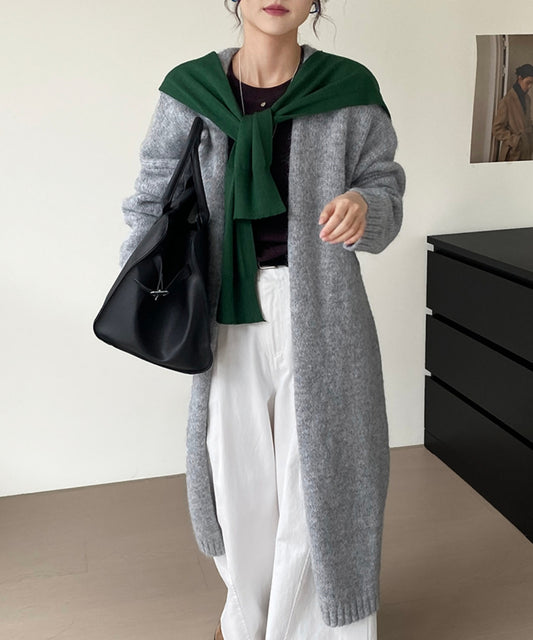 Soft long cardigan