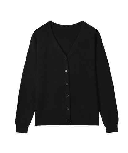 Vネックニットカーディガン