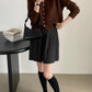 V neck knit soft cardigan