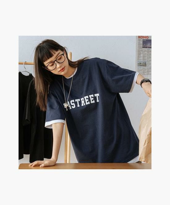 友達 ペアルック Tシャツ 夫婦コーデ 半袖 ラウンドネック 韓国 揃いコーデ 双子コーデ