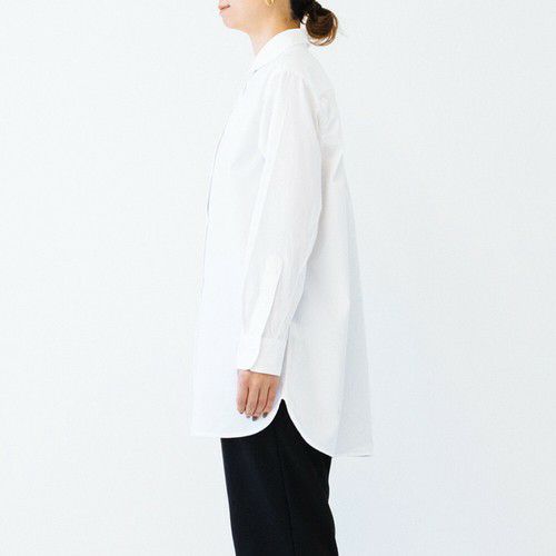 先染めシャンブレー - オーバーサイズシャツ LE VENT SOUFFLE